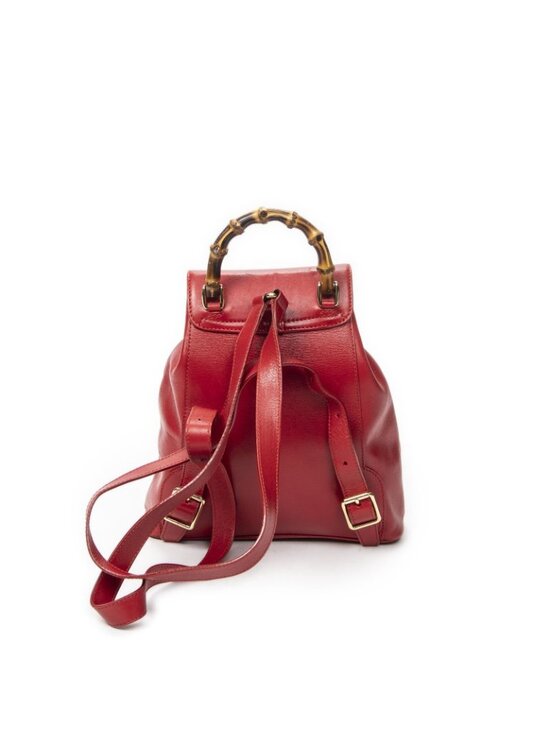 Gucci Minibumbu Backpack Red Calfskin Leather main image 4